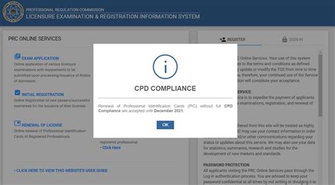 prc online renewal login|How To Renew PRC License 2024 Online Without CPD Units.